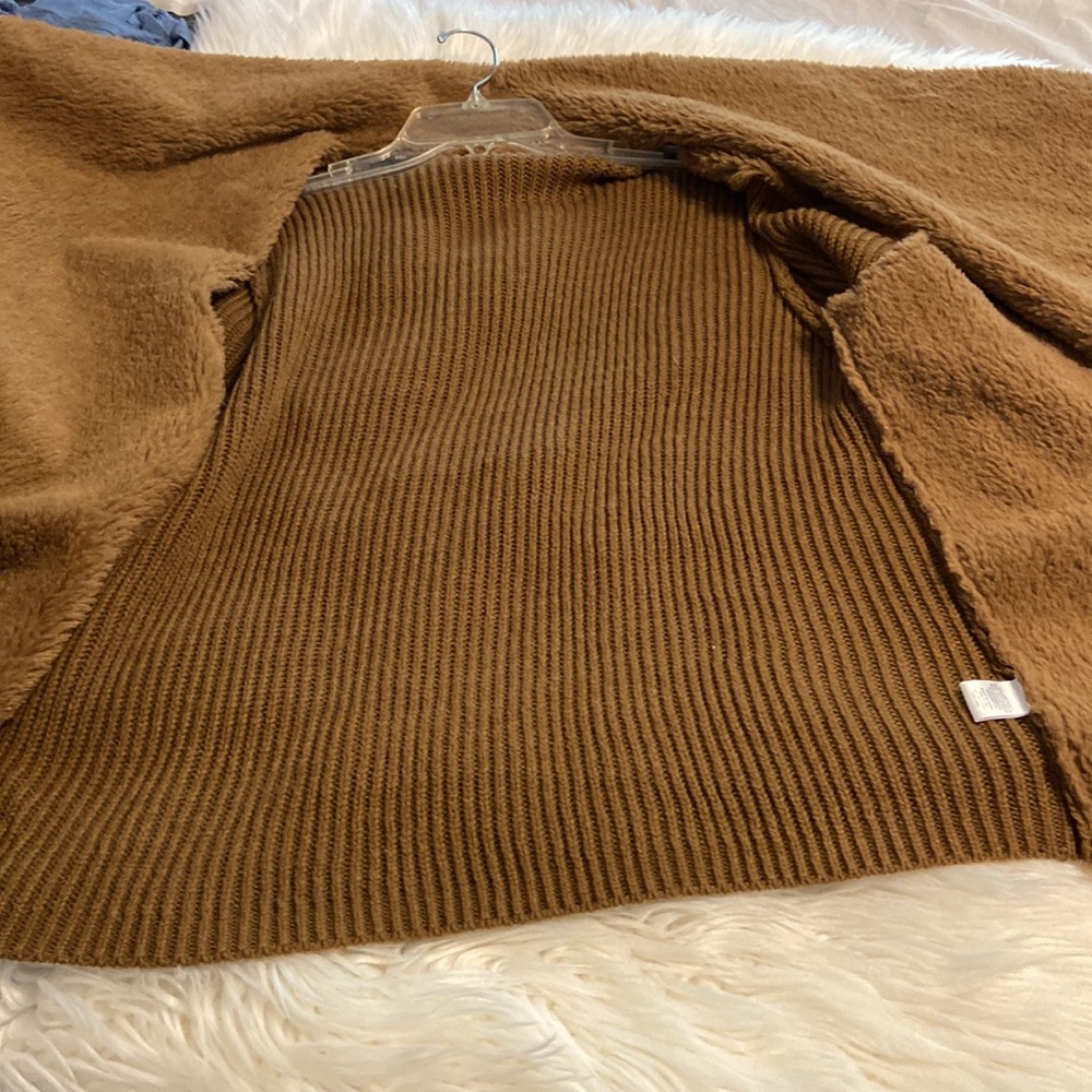 Song in Spirit XXL Jacket/ Cardigan brown color excellent condition - Picture 7 of 11